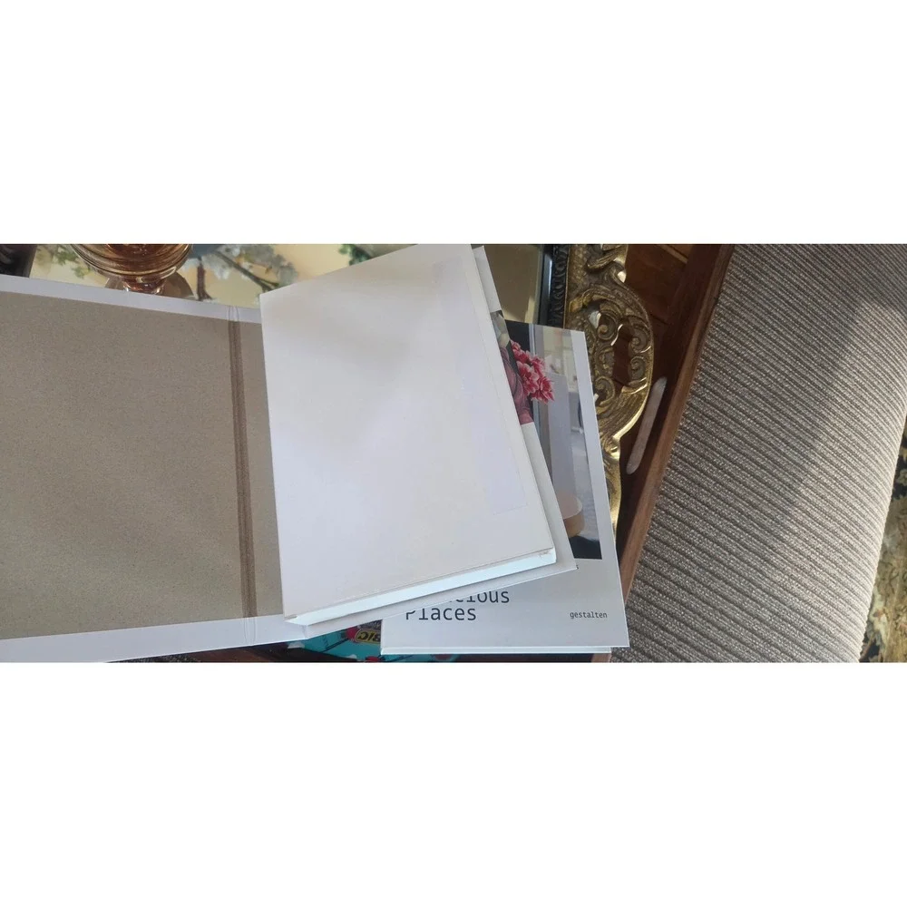 Faux Decorative Books Set of 4 White Black Art Fashion Modern Chic